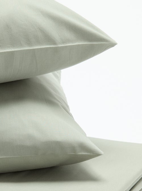 Completo letto tinta unita 2 persone - 200x200cm - Kiabi