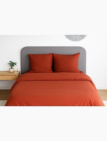 Completo letto tinta unita micro lavata