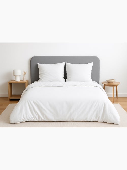 Completo letto tinta unita micro lavata - Kiabi