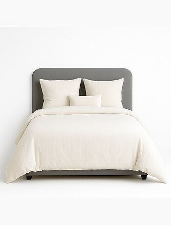 Completo letto tinta unita micro lavata