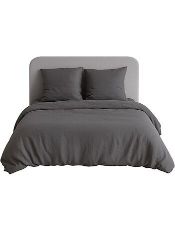 Completo letto tinta unita micro lavata