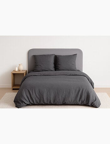 Completo letto tinta unita micro lavata