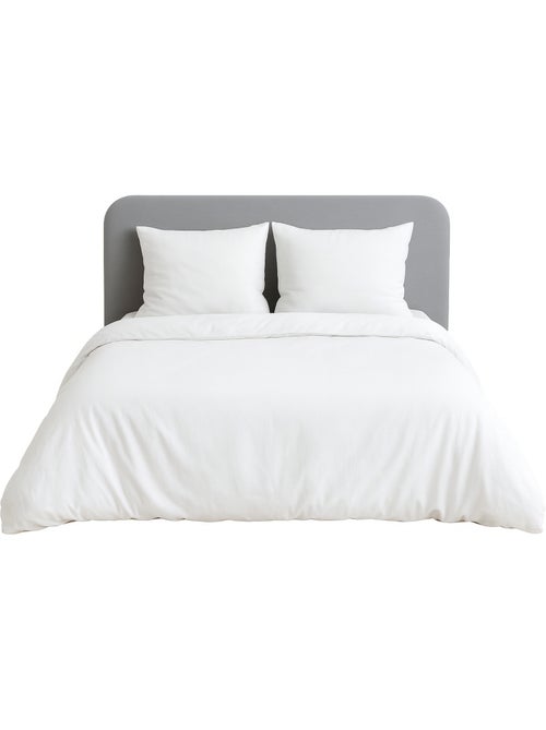 Completo letto tinta unita micro lavata - Kiabi