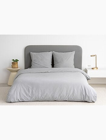 Completo letto tinta unita micro lavata