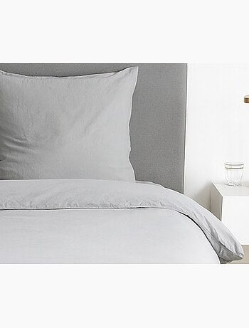 Completo letto tinta unita micro lavata