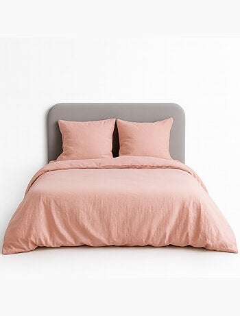 Completo letto tinta unita micro lavata