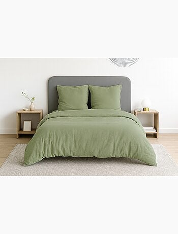 Completo letto tinta unita micro lavata
