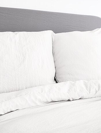 Parure da letto tinta unita ultra soffice - 1 o 2 persone