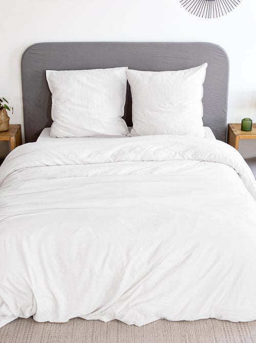 Completo letto tinta unita ultra morbido - 1 o 2 persone - Kiabi