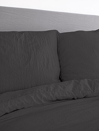 Parure da letto tinta unita ultra soffice - 1 o 2 persone