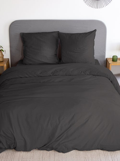 Completo letto tinta unita ultra morbido - 1 o 2 persone - Kiabi Completo letto tinta unita ultra morbido - 1 o 2 persone - Kiabi