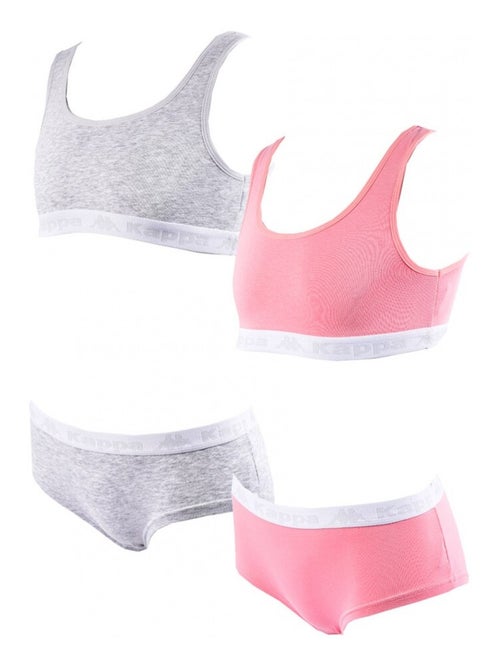Completo Lingerie Bambina KAPPA - Confezione da 2 - Kiabi
