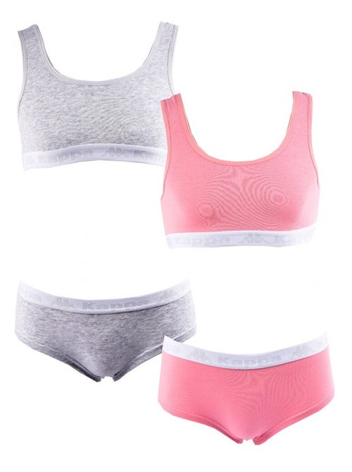 Completo Lingerie Bambina KAPPA - Confezione da 2 - Kiabi