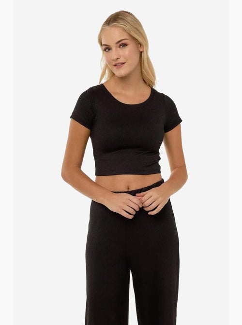 Completo maglia corta in maglia e pantaloni con cintura elastica hiccup - Kiabi