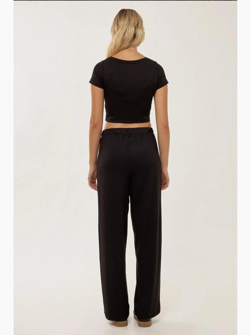 Completo maglia corta in maglia e pantaloni con cintura elastica hiccup - Kiabi