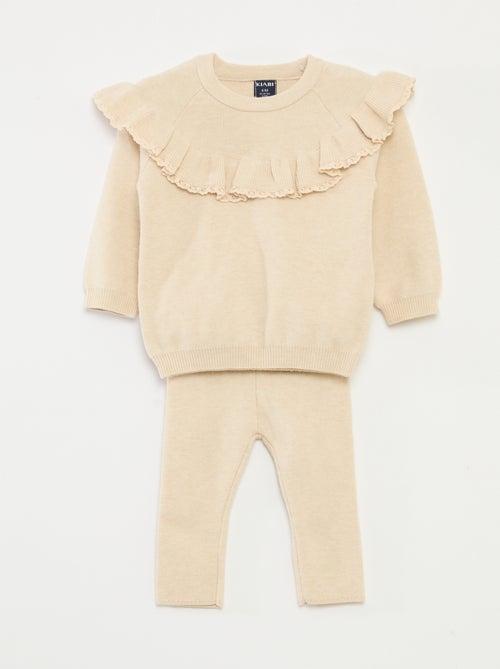 Completo maglia + leggings in maglia - Kiabi