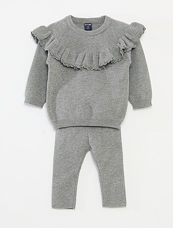 Completo maglia + leggings in maglia
