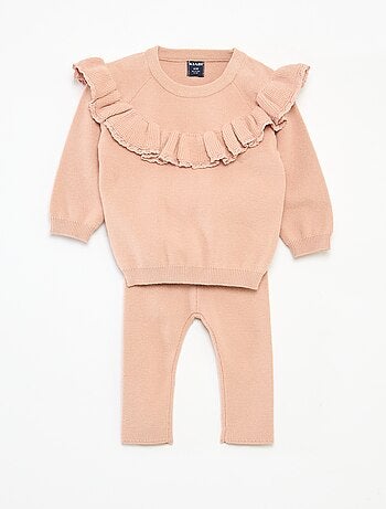 Completo maglia + leggings in maglia