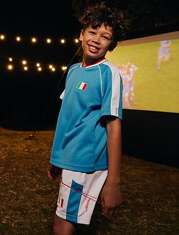 Completo t-shirt + pantaloncini con licenza ufficiale della Coppa del Mondo FIFA 26™ - Francia