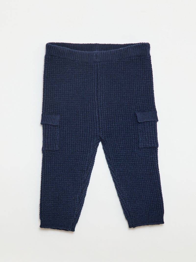 Completo maglia + pantaloni in maglia - 2 pezzi Blu - Kiabi