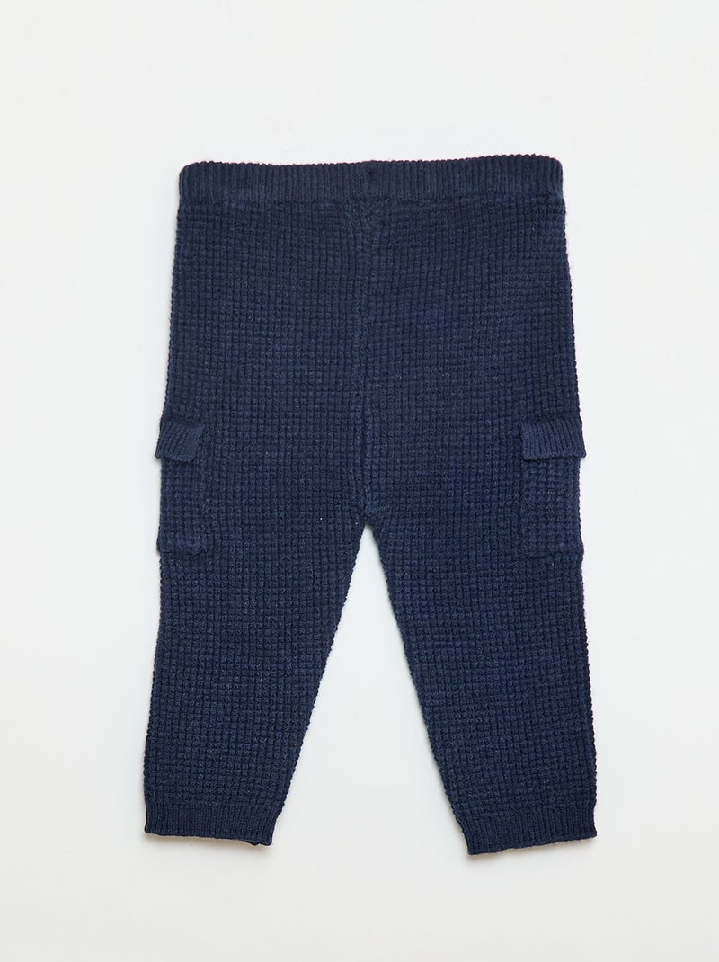 Completo maglia + pantaloni in maglia - 2 pezzi Blu - Kiabi