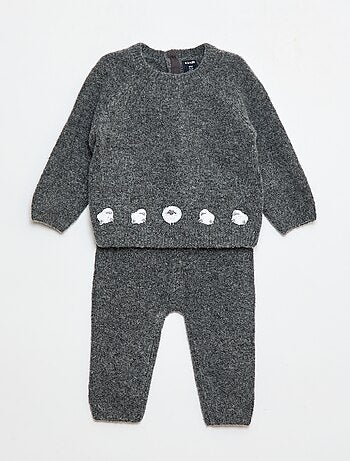 Completo maglia + pantaloni in maglia - 2 pezzi