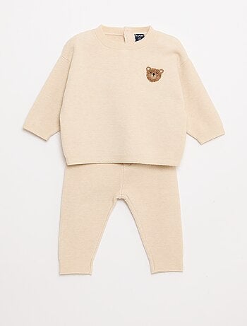 Completo maglia + pantaloni in maglia