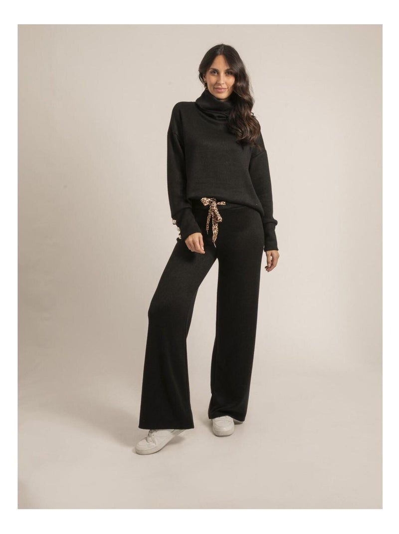 Completo maglia pull + pantalone ELMERA Nero - Kiabi