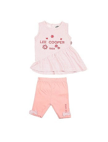 Completo maglietta e leggings neonato Lee Cooper