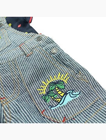 Completo maglietta e salopette neonato Lee Cooper