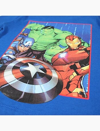 Completo maglietta e short Avengers
