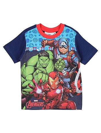 Completo maglietta e short Avengers