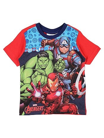 Completo maglietta e short Avengers