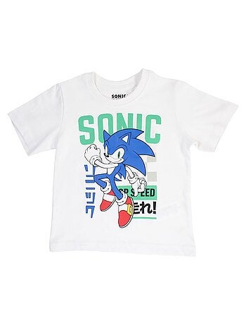 Completo maglietta e short bambino Sonic