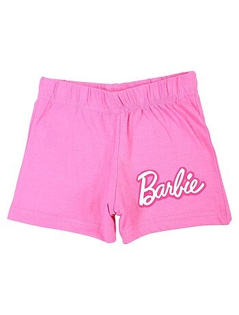 Completo maglietta e short Barbie