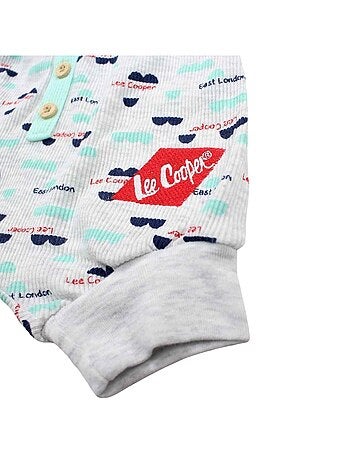 Completo maglietta e short con cappello neonato Lee Cooper