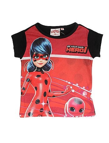 Completo maglietta e short Ladybug