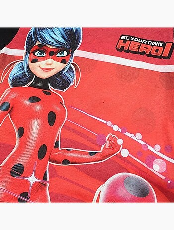 Completo maglietta e short Ladybug