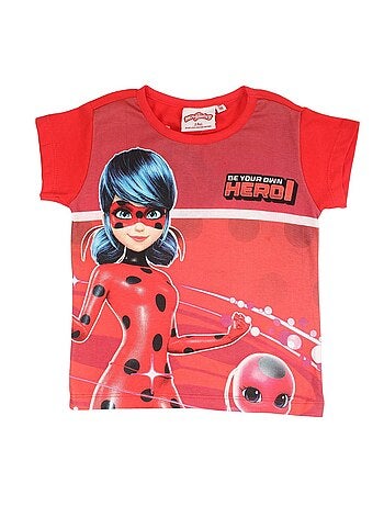 Completo maglietta e short Ladybug