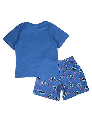 Completo maglietta e short Lilo & Stitch bambino