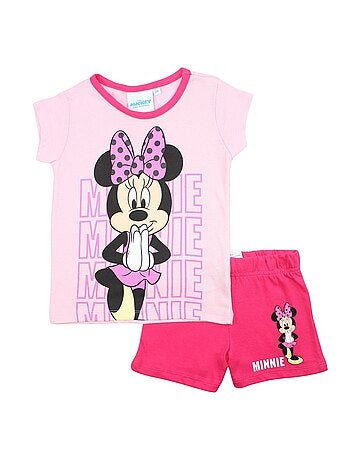 Completo maglietta e short Minnie