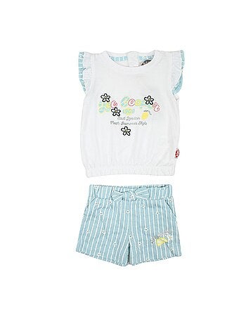 Completo maglietta e short neonato Lee Cooper