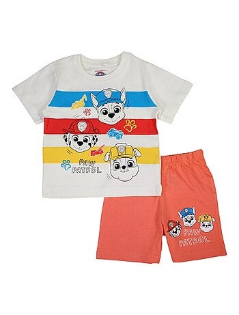Completo maglietta e short Paw Patrol bambino