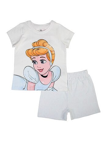 Completo maglietta e short Principessa bambina