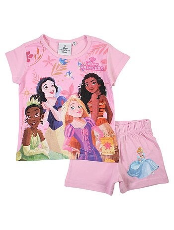 Completo maglietta e short Principessa