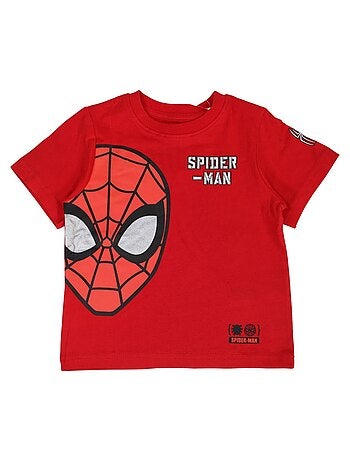 Completo maglietta e short Spiderman bambino