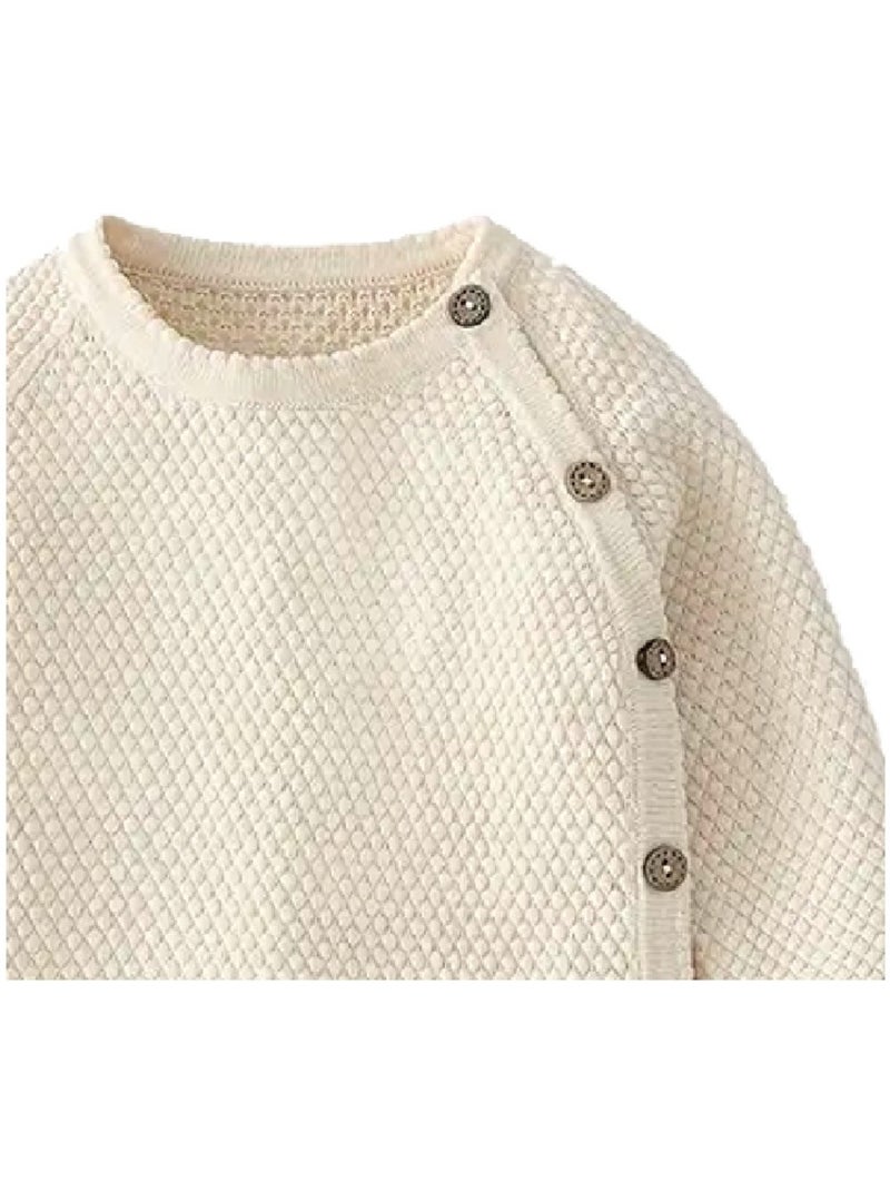 Completo maglione e pantaloni lavorati a maglia Les Chatounets Ecru - Kiabi