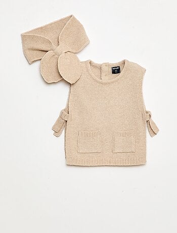 Completo maglione + sciarpa sottile