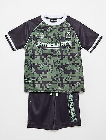 Completo 'Minecraft' Bermuda + T-shirt