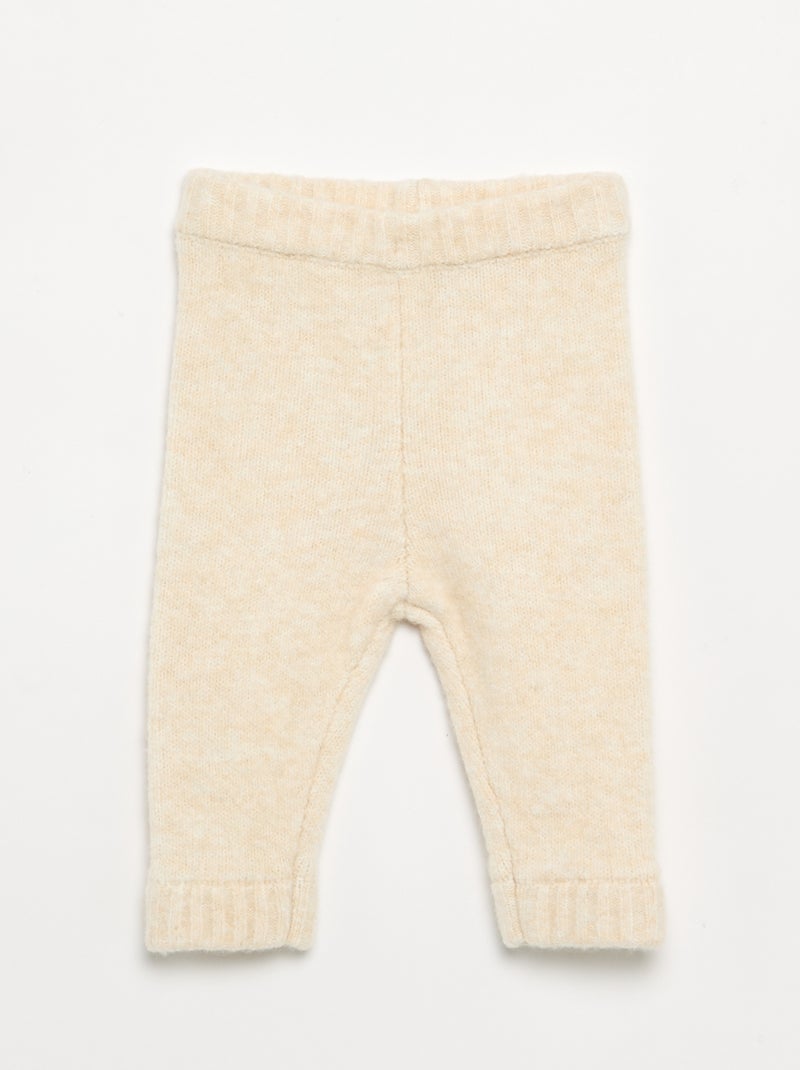 Completo 'Natale' 2 pezzi - Maglione + leggings Beige - Kiabi